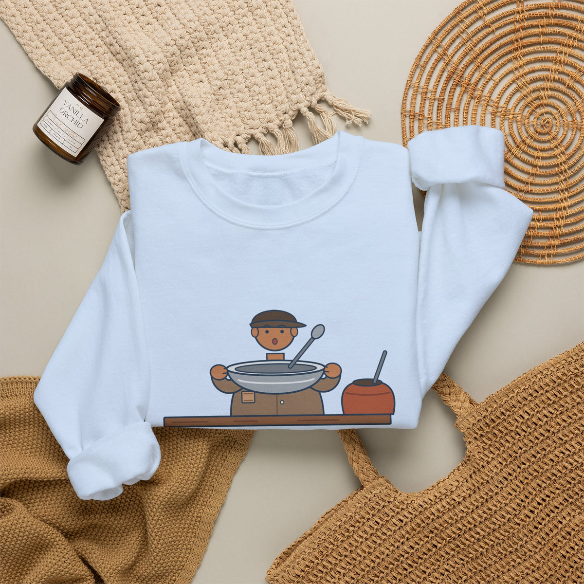Please, Sir, I Want Some More Sweatshirt, Humor Dickens Quote Crewneck with Empty Bowl
