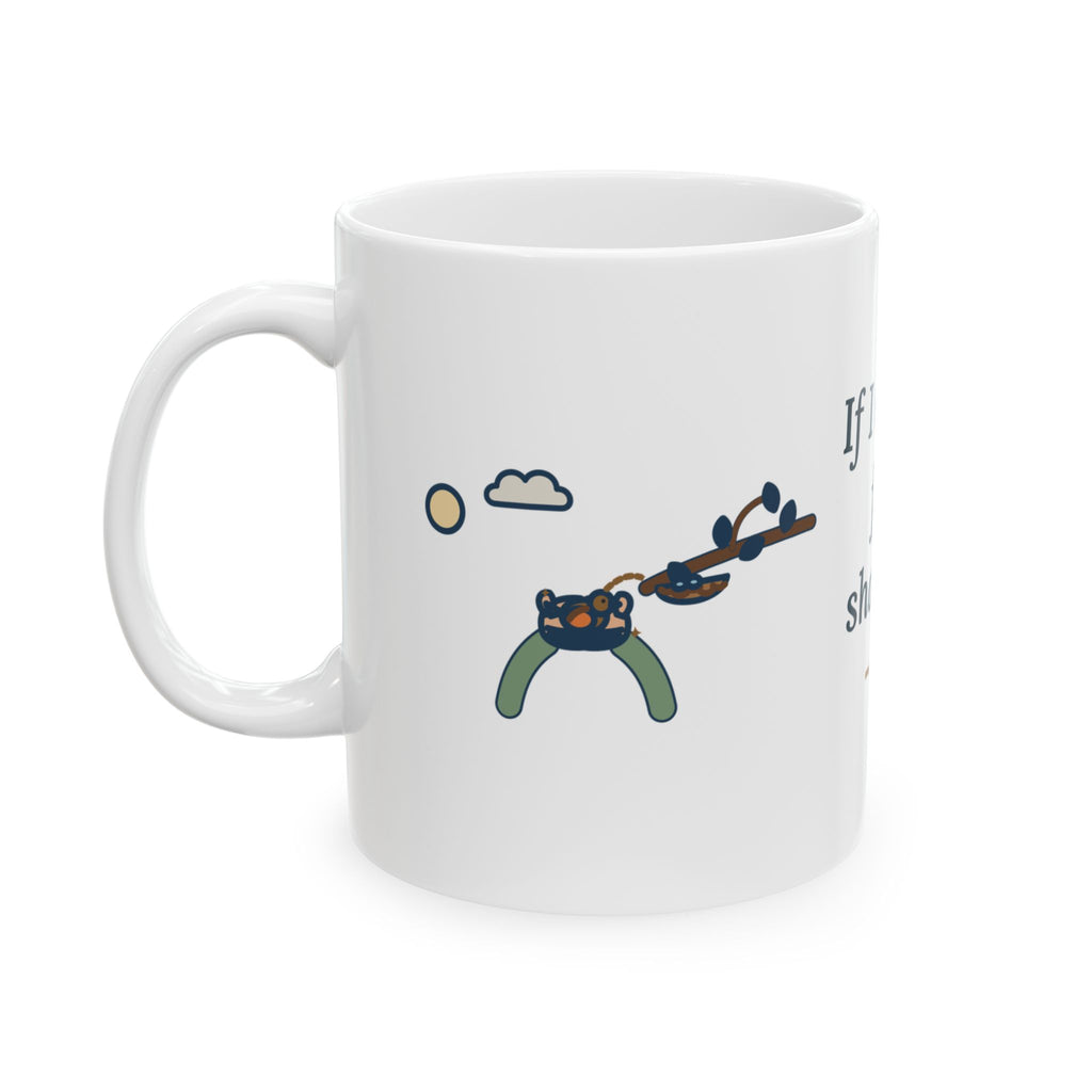 Dickinson Quote Mug, If I Can Stop One Heart From Breaking, Kindness Robin and Nest Coffee Mug 11oz