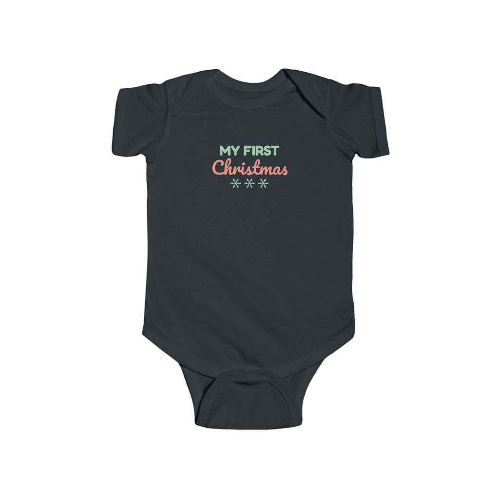 My First Christmas Baby Bodysuit, Holiday Newborn Outfit