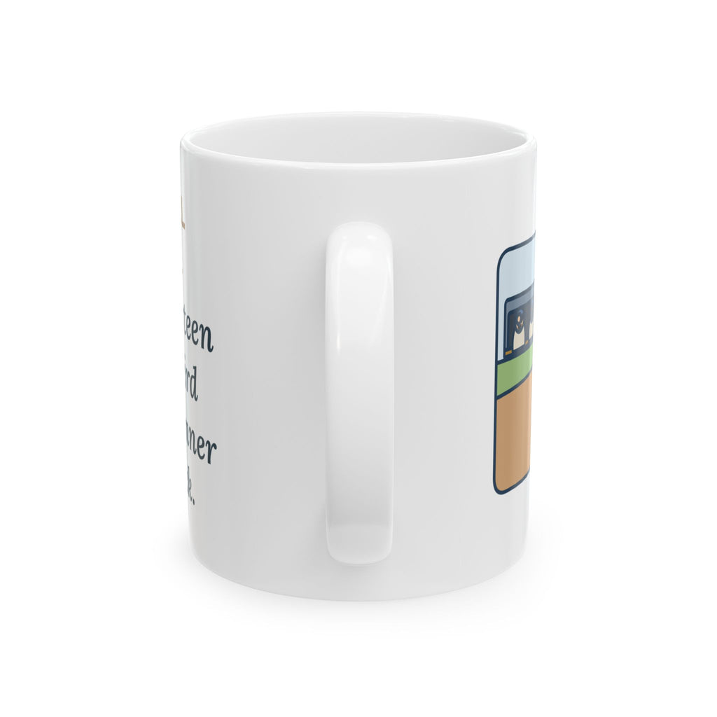 Baseball Coach Mug, Flashed Fourteen Signs to Third Base, The Runner Waved Back, Funny Coffee Mug 11oz