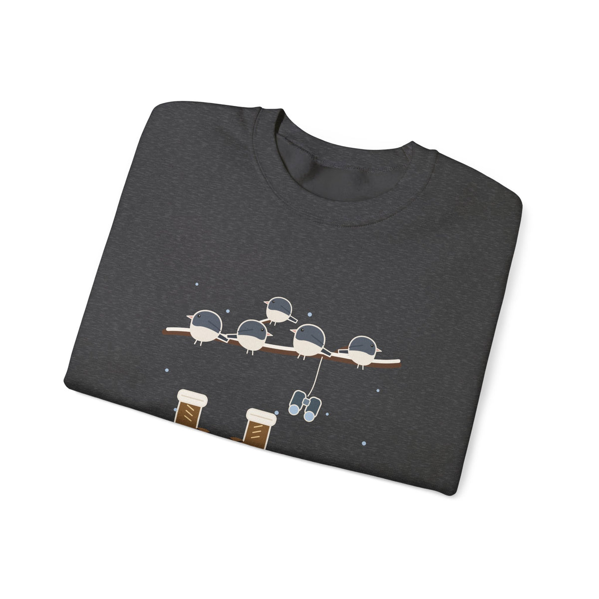 Winter Birders Crewneck Sweatshirt - Counting Juncos Until My Toes File a Complaint