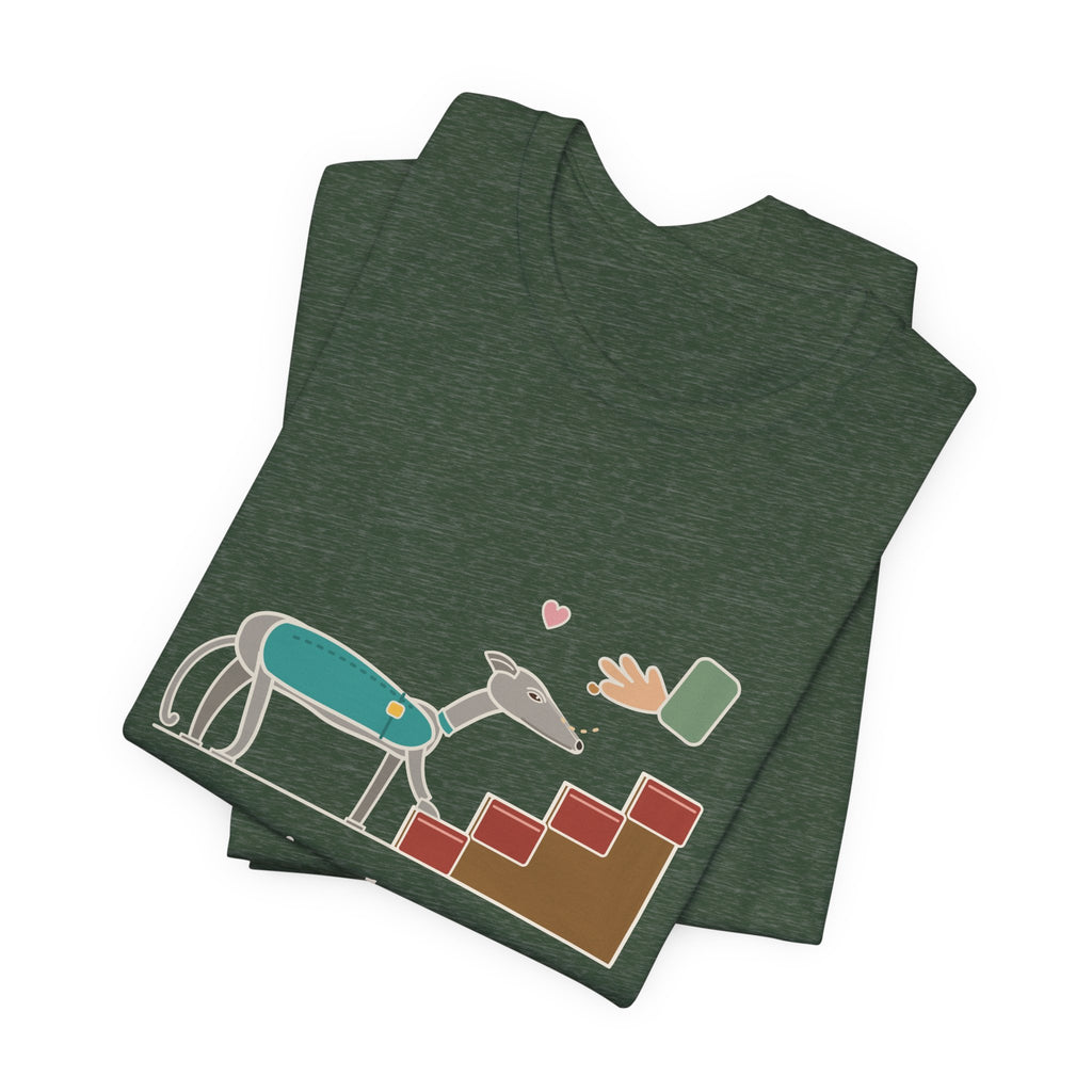 Greyhound T-Shirt - Retired Racer. Stairs Are the New Event. Greyhound Adopter Tee