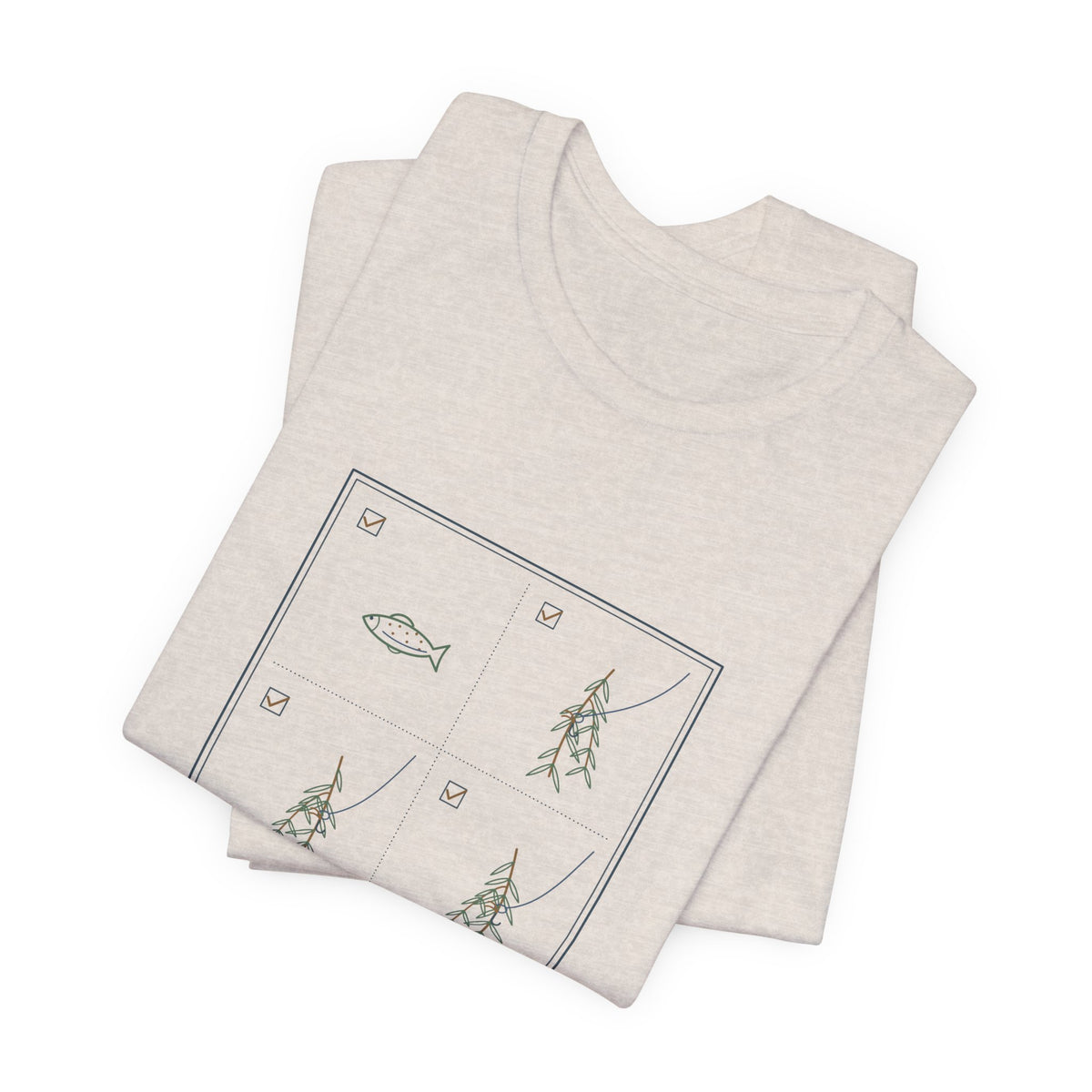 Fly Fishing T-Shirt - Caught: One Trout, Three Willows Funny Angler Tee
