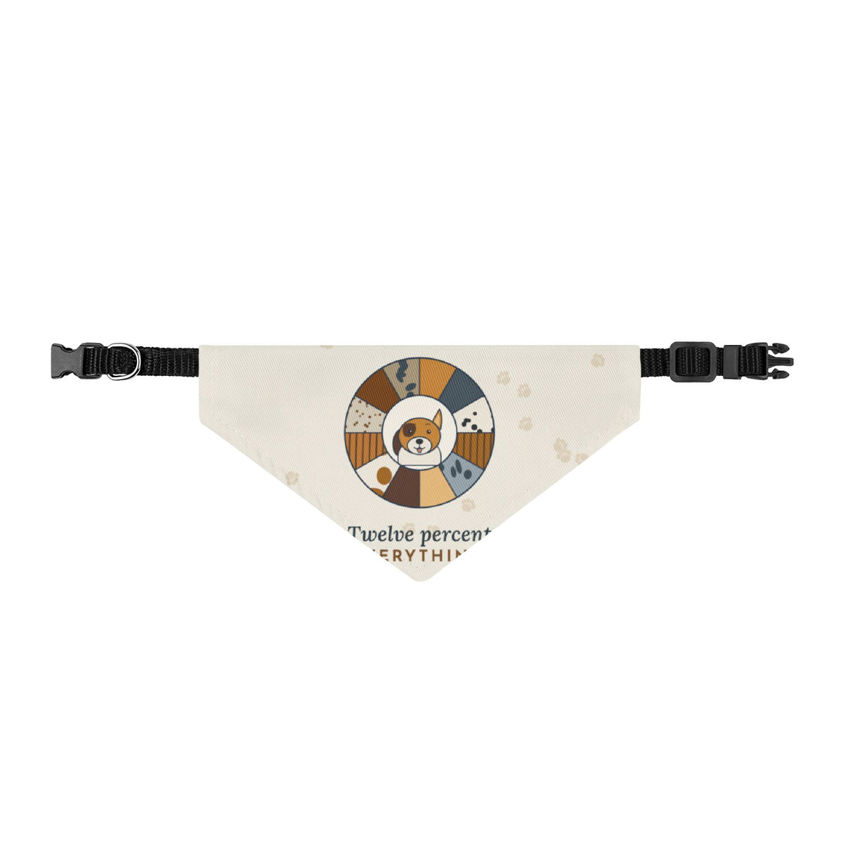 Mixed Breed Dog Bandana - Twelve Percent Everything Funny Mutt Pet Bandana