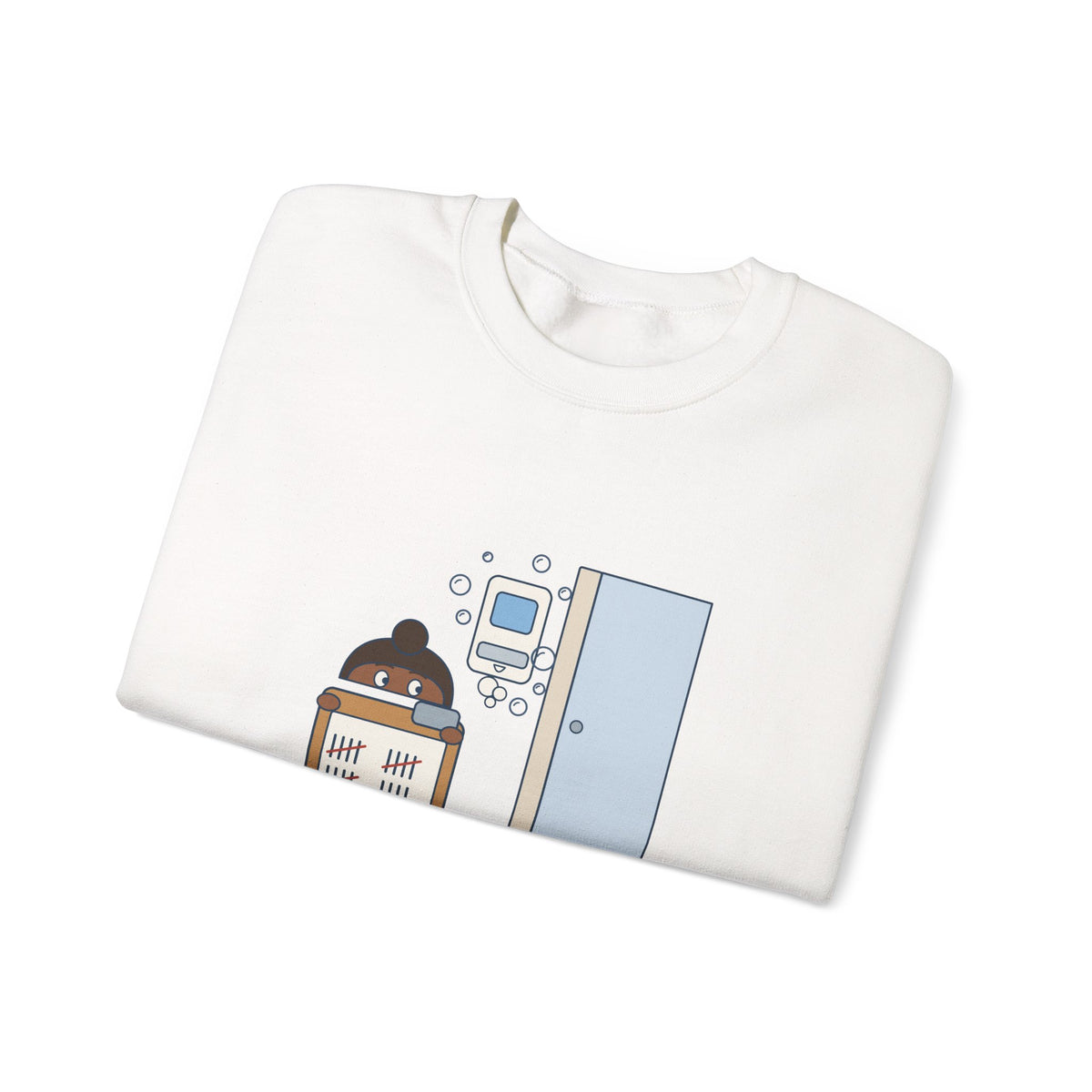 Infection Preventionist Crewneck Sweatshirt - Foam In. Foam Out. I'm Counting.