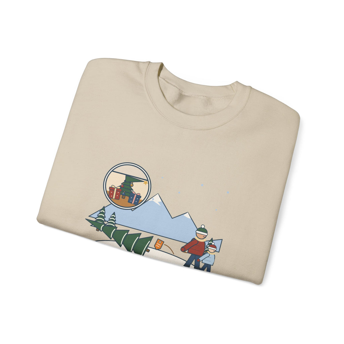 Colorado Christmas Tree Crewneck Sweatshirt - Eleven-Foot Permit Tree, Nine-Foot Ceiling