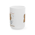 Large 15oz Shar-Pei Mug - Wrinkled Worried Face, Wagging Tail Dog Owner Gift
