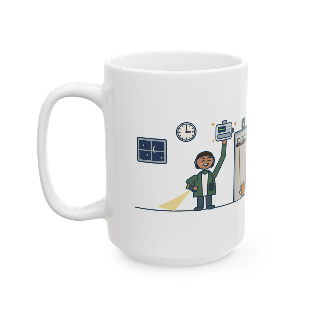 Large 15oz Night House Supervisor Nurse Mug - IV Pump Hunt at Three A.M. Nurse Gift