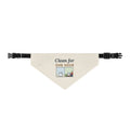 Coton de Tulear Bandana, Clean for One Hour, Clip-on Pet Bandana