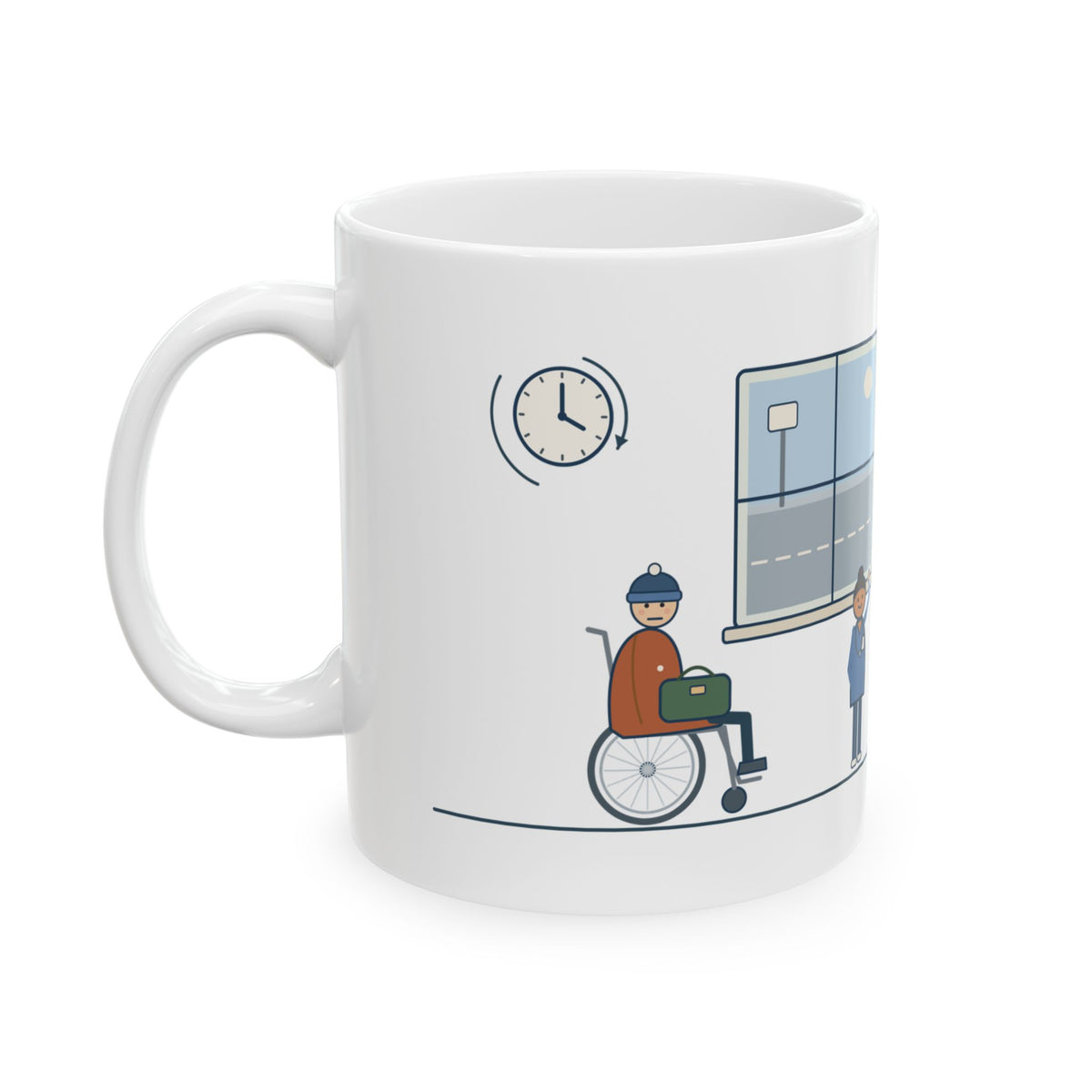Med-Surg Nurse Coffee Mug - The Discharge Is Done. The Ride Is On the Way. Floor Nurse Gift