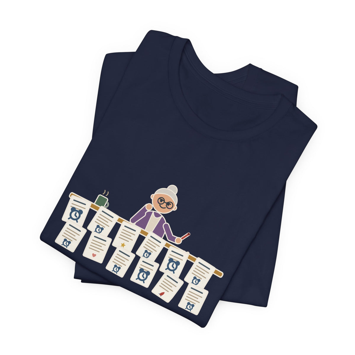 Creative Writing Teacher T-Shirt - Twelve Stories Turned In, Nine End With Waking Up
