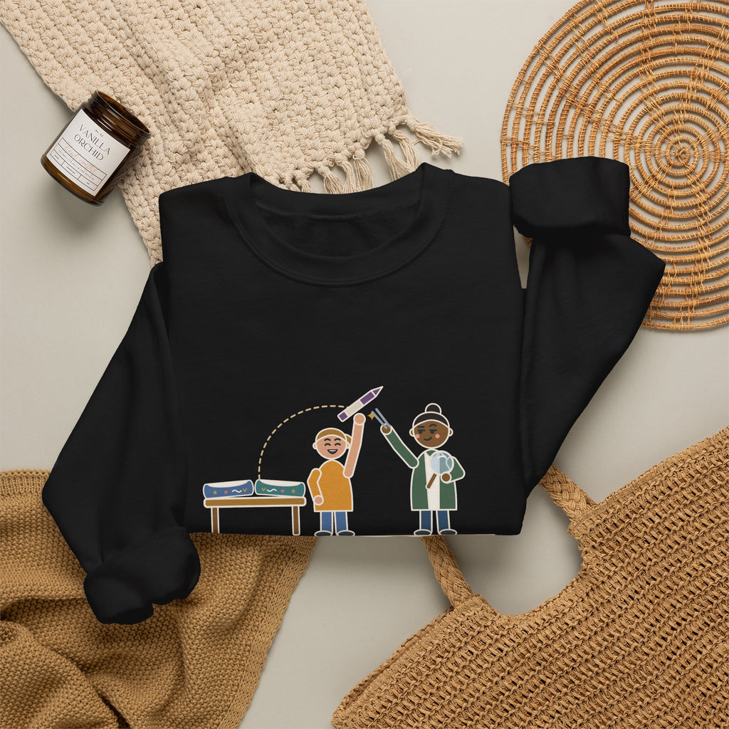Cast Clinic Nurse Crewneck Sweatshirt - Missing Crayon Found Inside the Cast Nurse Gift