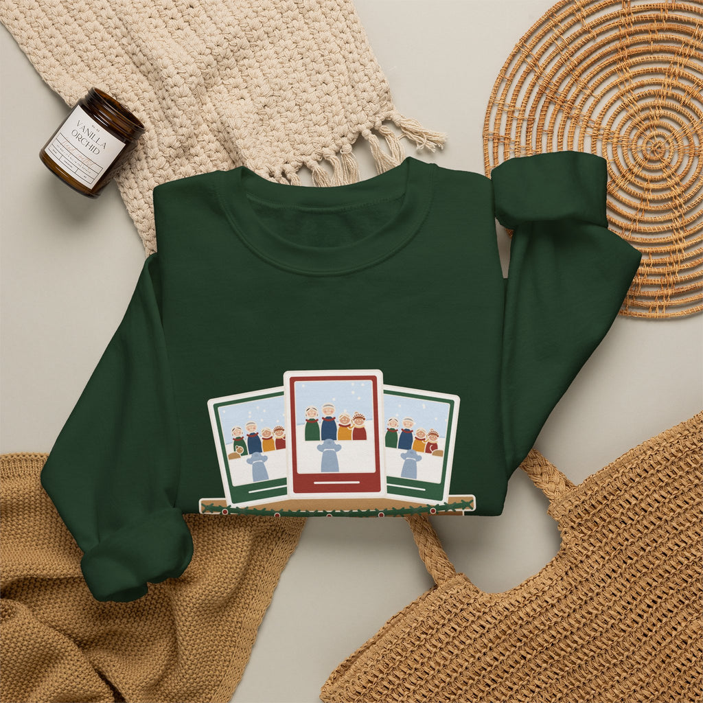 Family Photographer Crewneck Sweatshirt - Photographer of Every Christmas Card, Not in One