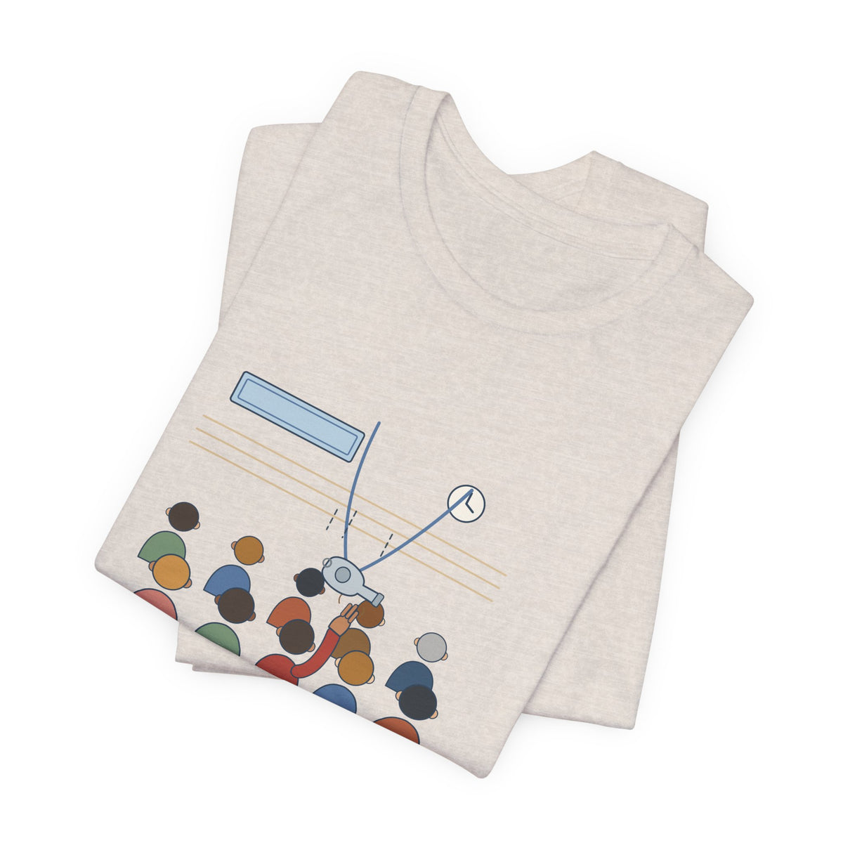 Volunteer Coach T-Shirt - One Raised Hand at the Parent Meeting. Head Coach.
