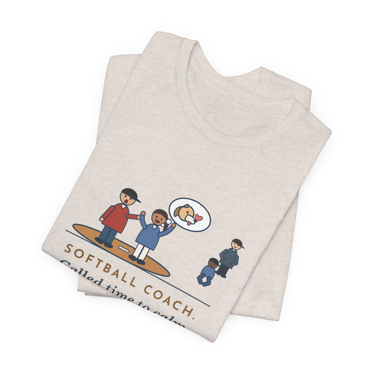 Funny Softball Coach T-Shirt, Called Time for a Mound Visit, Heard All About Her New Puppy, Mound Visit Tee
