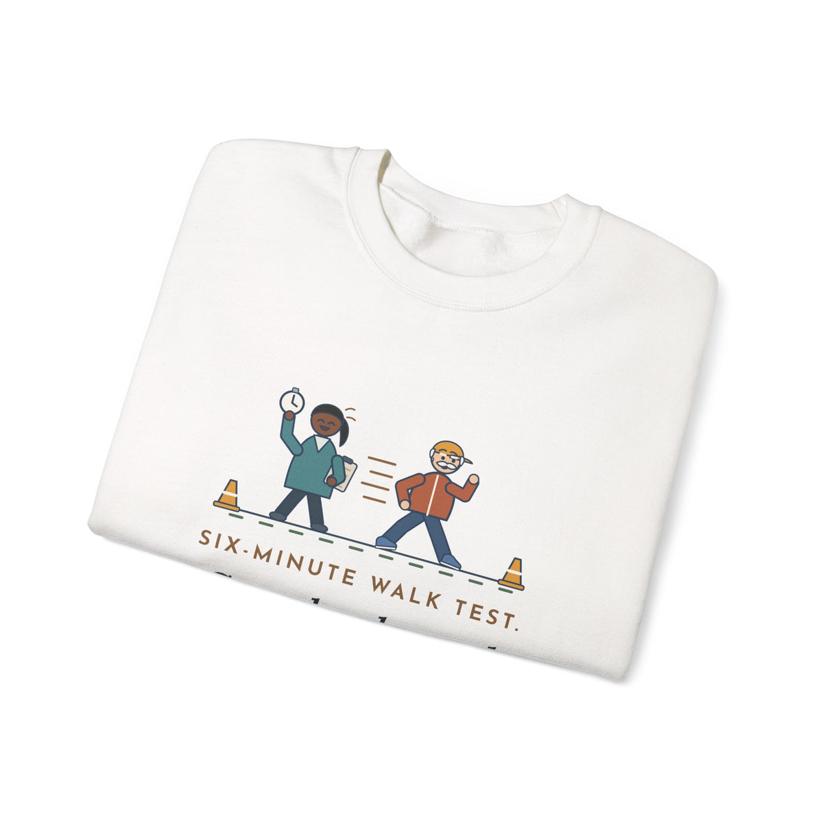 Pulmonary Rehab Nurse Crewneck Sweatshirt - Grandpa Lapped the Nurse