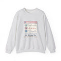 NICU Nurse Crewneck Sweatshirt - A's, B's and D's. Not a Report Card. Neonatal Nurse Gift