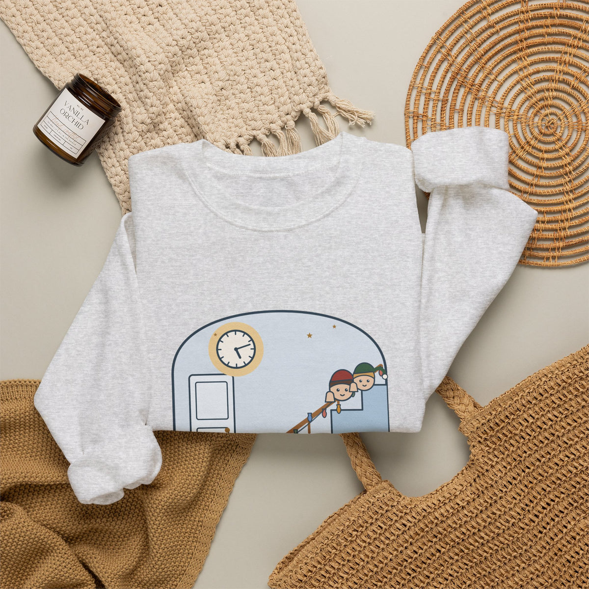 Christmas Morning Crewneck Sweatshirt - Christmas Starts at Six. Not 5:12.