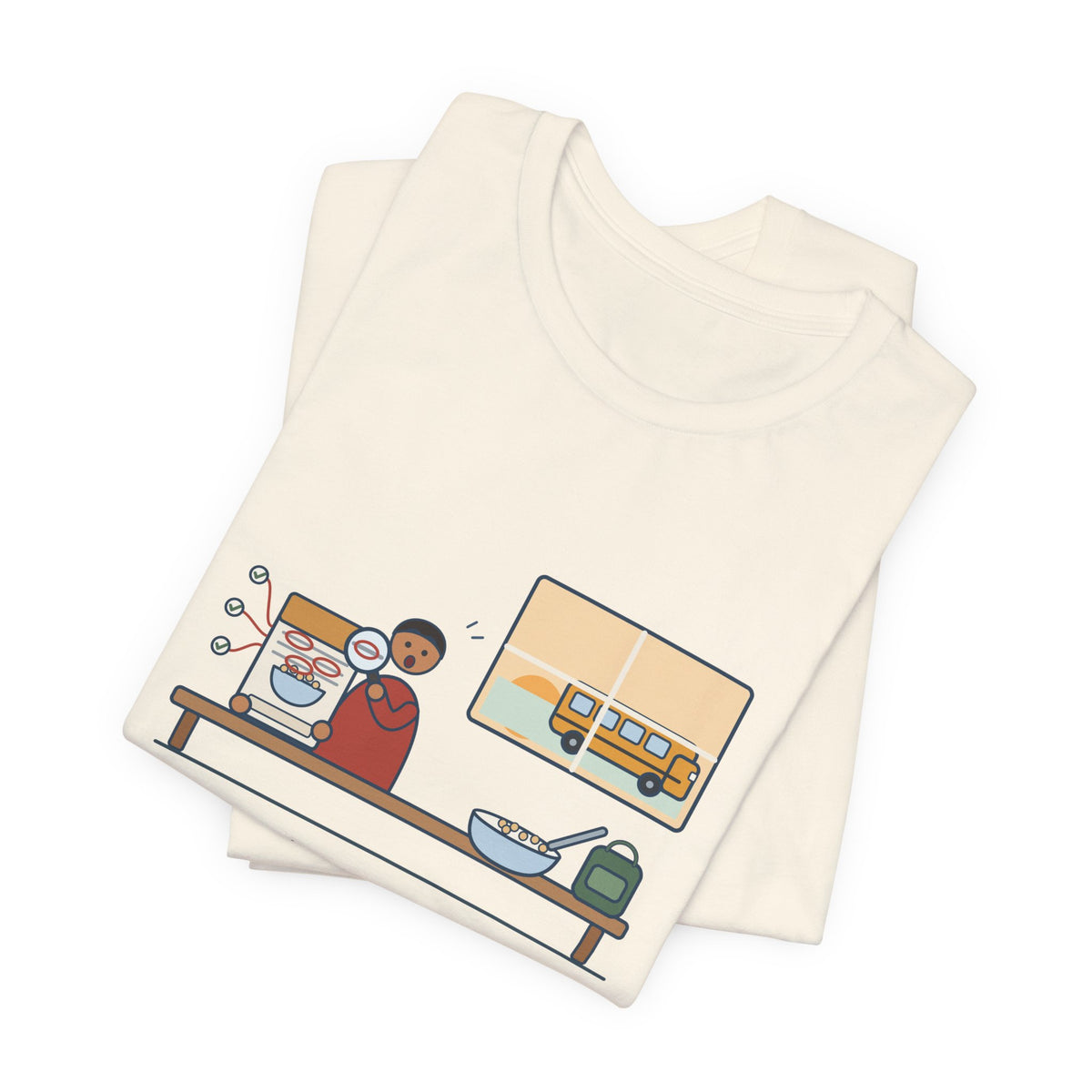 Latin Teacher T-Shirt - Found Three Latin Roots on the Cereal Box Before the Bus Came