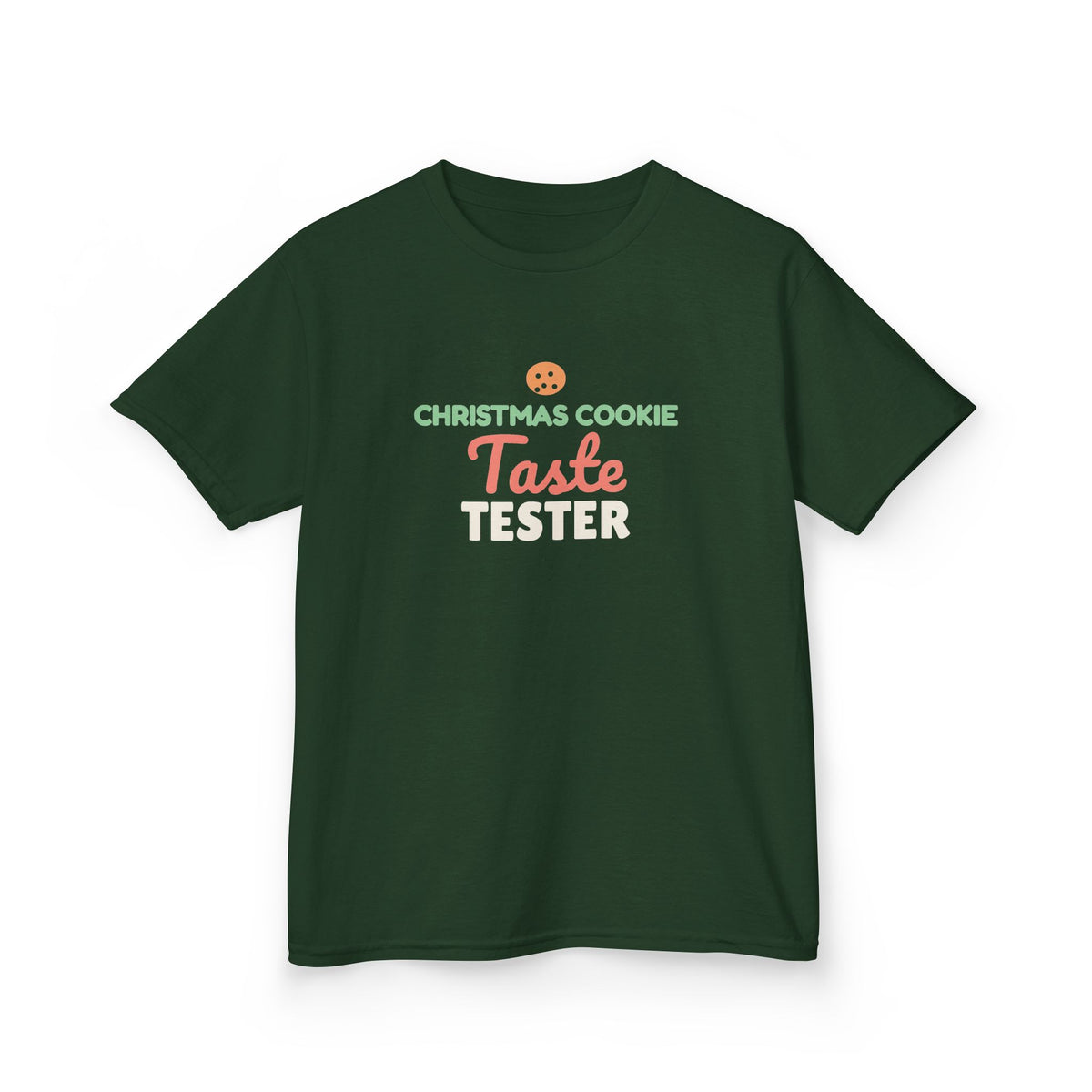 Christmas Cookie Taste Tester Youth T-Shirt, Holiday Baking Kids Tee