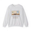 Morkie Sweatshirt, Every Winter Morning Stretched Across the Heating Vent, Funny Warm Spot Crewneck
