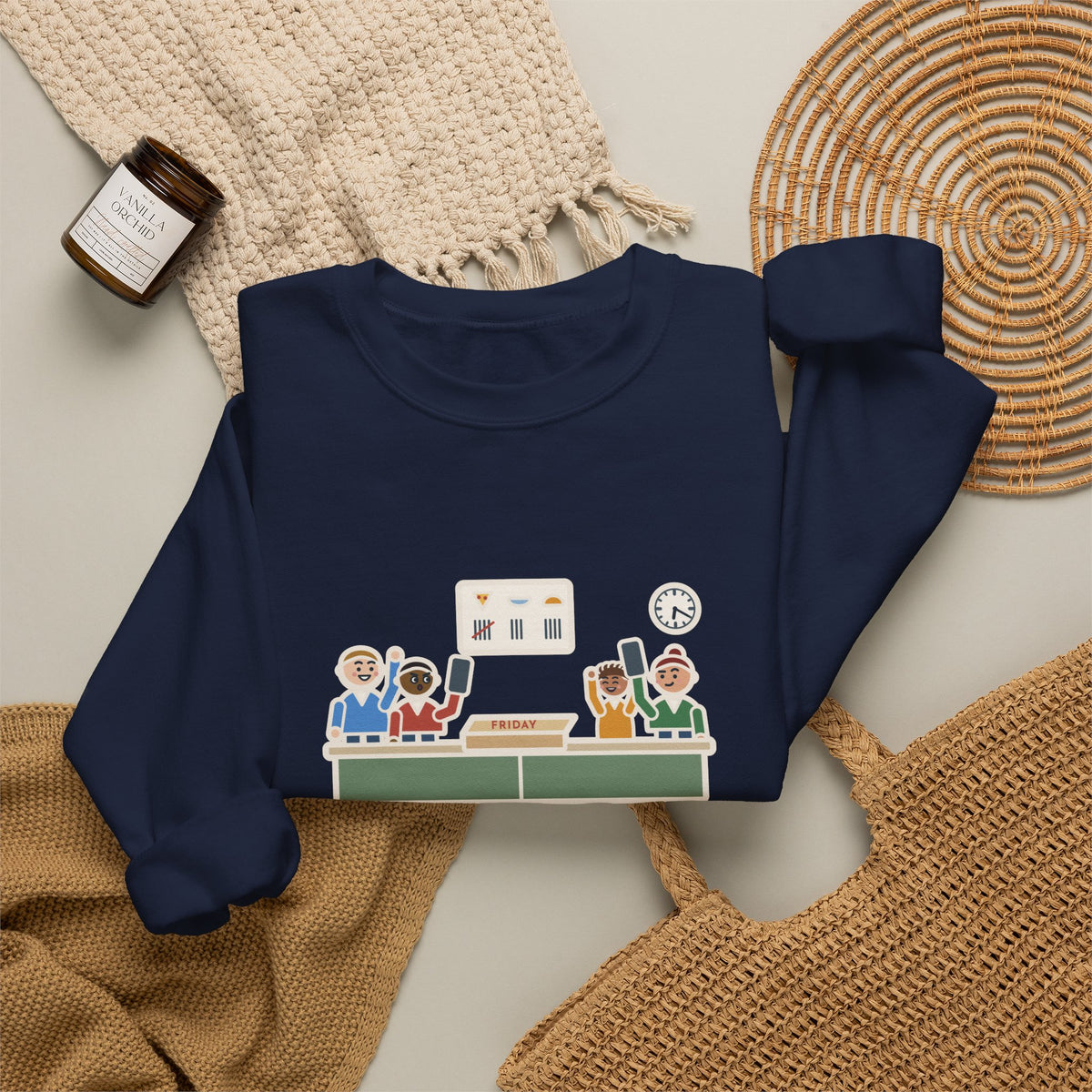 Family Dinner Sweatshirt, Twenty Minutes of Debate, Same Pizza Place as Last Friday, Funny Kitchen Vote Crewneck