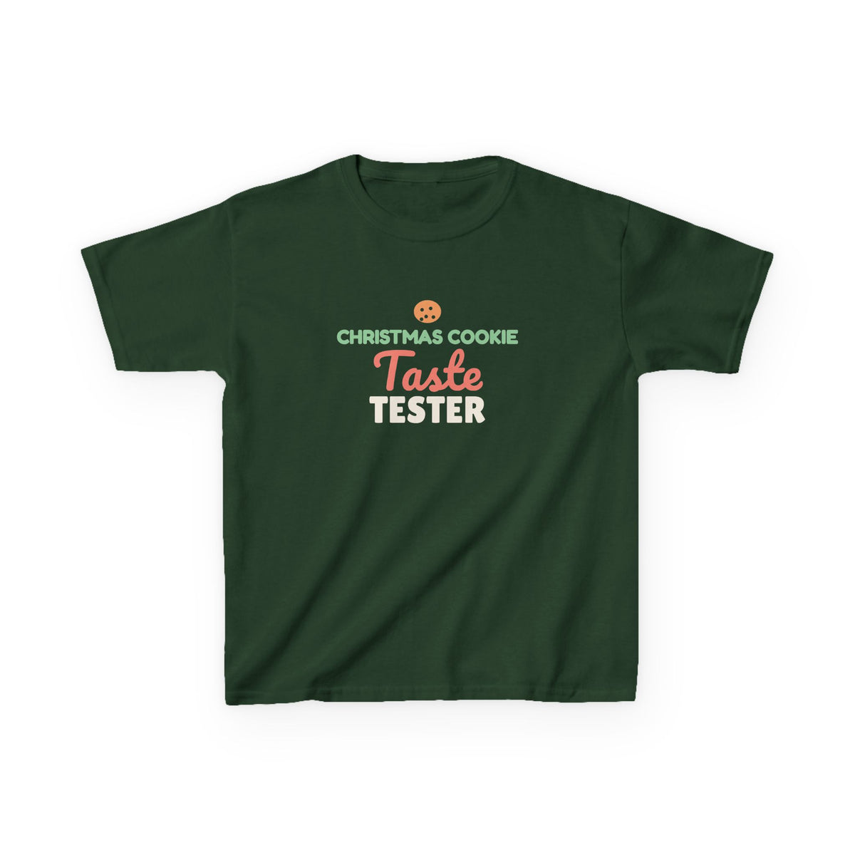 Christmas Cookie Taste Tester Youth T-Shirt, Holiday Baking Kids Tee