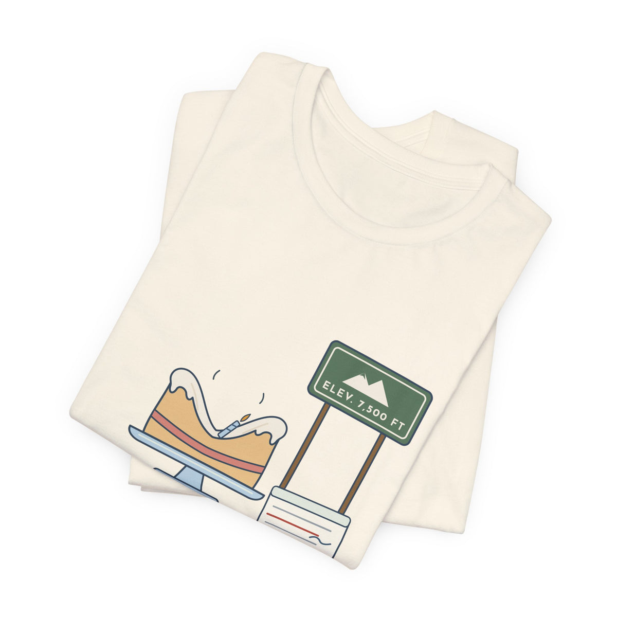 High-Altitude Baking T-Shirt - Adjusted for Altitude. Still Flat. Colorado Baker Tee