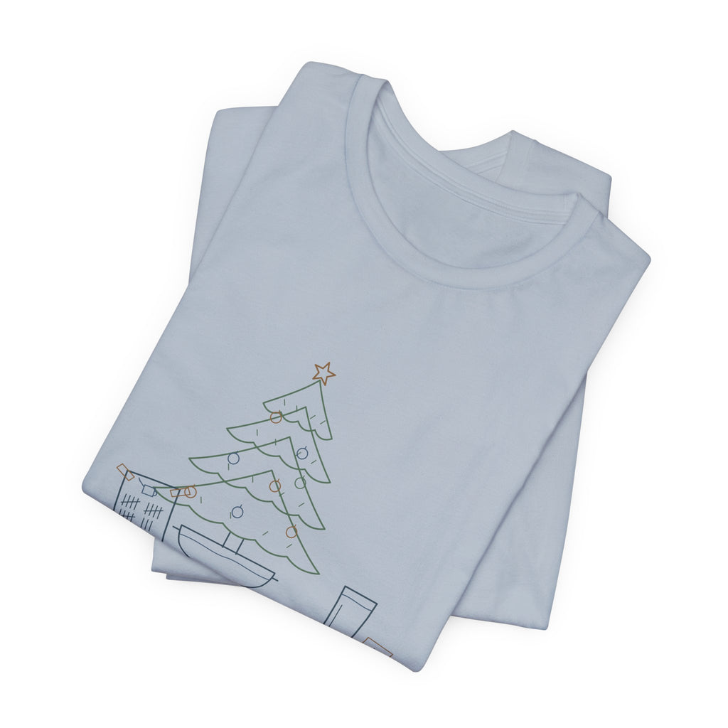 Christmas Tree T-Shirt - The Tree Drank More Water Than I Did Funny Holiday Tee