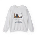 Lykoi Cat Crewneck Sweatshirt - Trick-or-Treaters Thought He Was a Decoration