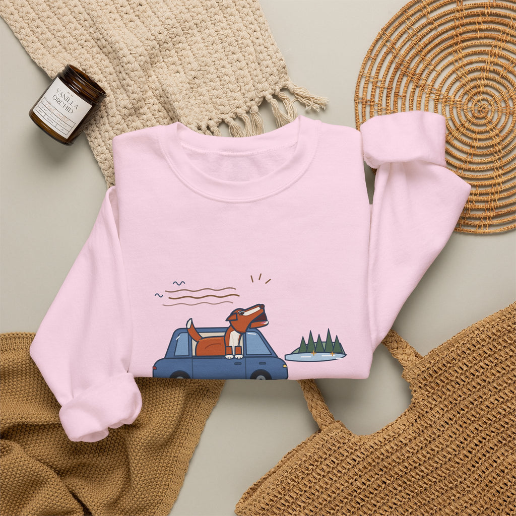 Nova Scotia Duck Tolling Retriever Crewneck Sweatshirt - Screamed the Whole Drive