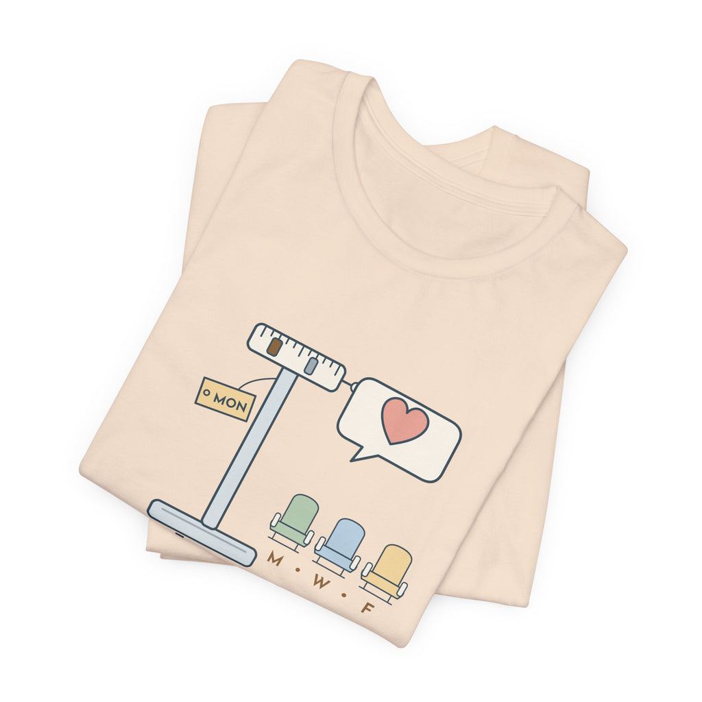 Dialysis Nurse T-Shirt - Monday Weigh-In. Tell Me About the Weekend. Tech Tee