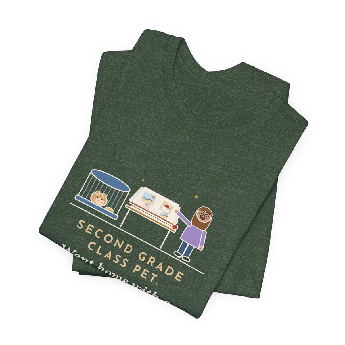 Funny Class Pet T-Shirt, Went Home with a Different Family Every Weekend, Came Back with a Scrapbook, Weekend Scrapbook Tee