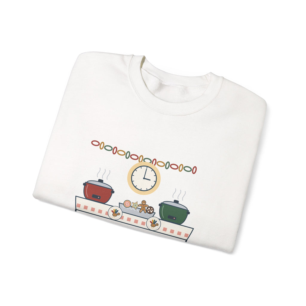 Night Shift Nurse Crewneck Sweatshirt - Holiday Potluck Starts at 0300, Gift for Nurses Working the Holiday Shift