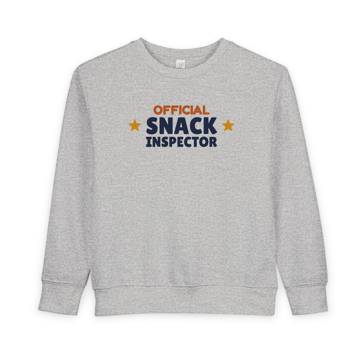 Official Snack Inspector Toddler Sweatshirt, Funny Toddler Crewneck