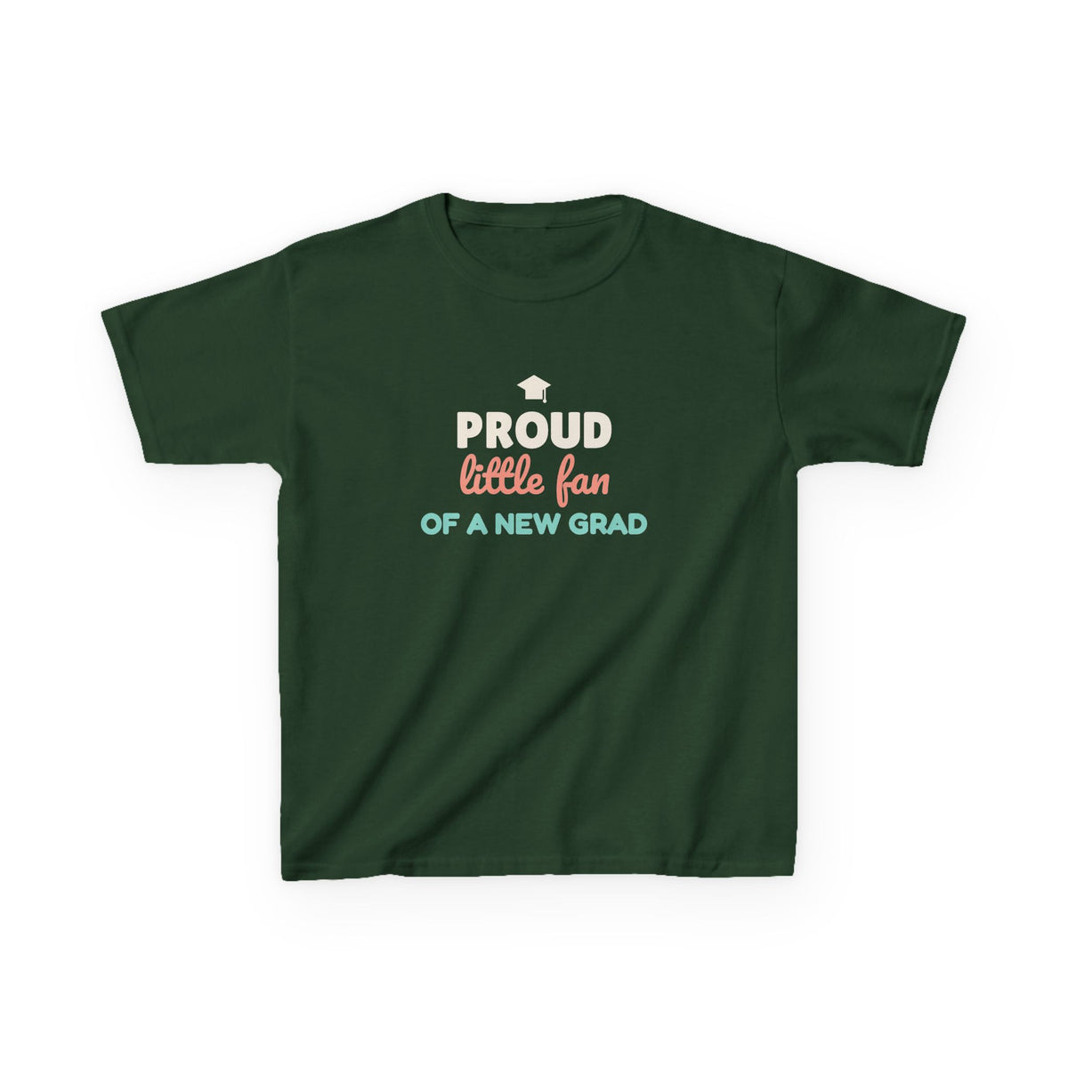 Proud Little Fan of a New Grad Youth T-Shirt, Graduation Kids Shirt