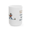 Large 15oz Pulmonary Rehab Nurse Mug - Grandpa Lapped the Nurse