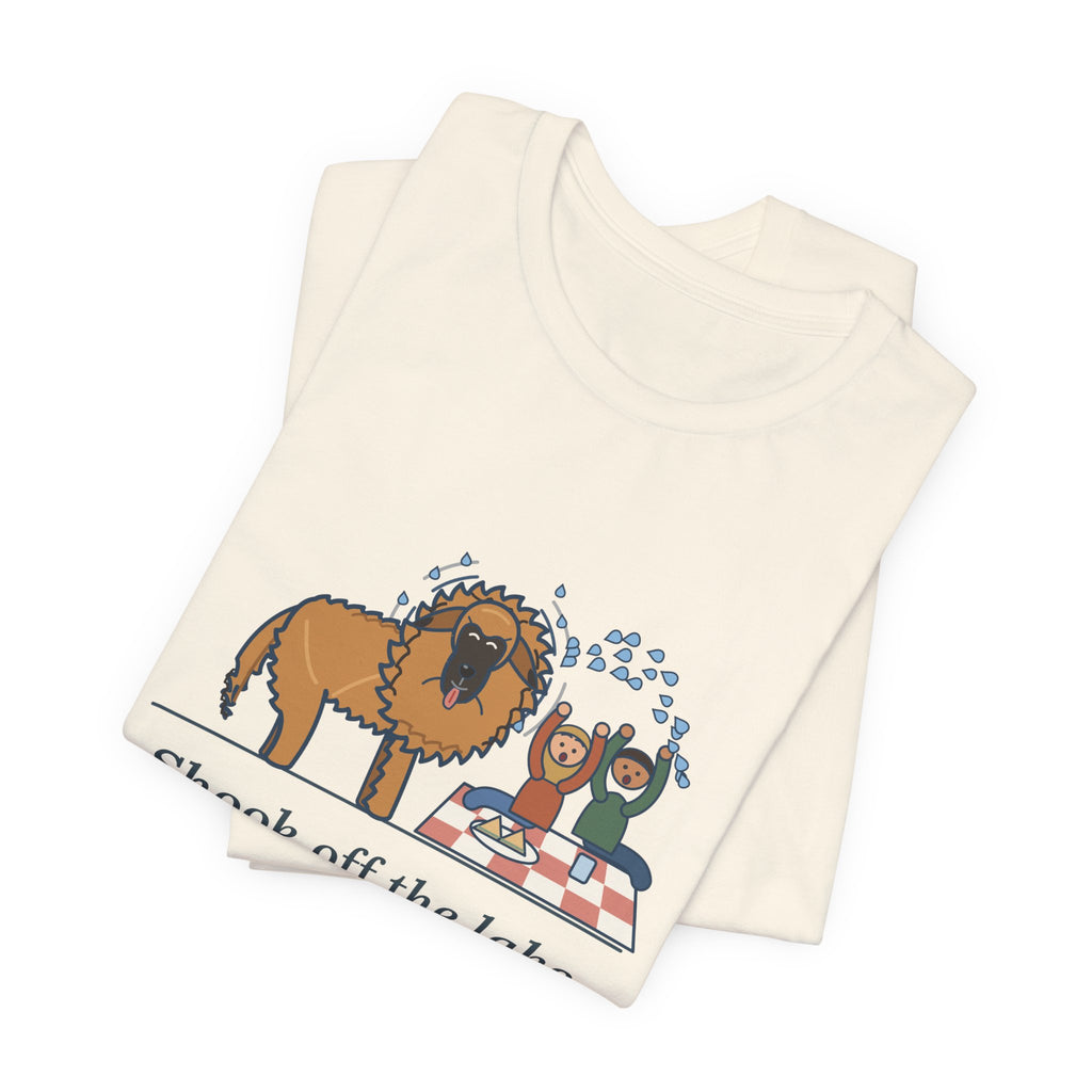 Leonberger T-Shirt - Shook Off the Lake Right Next to the Picnic Blanket