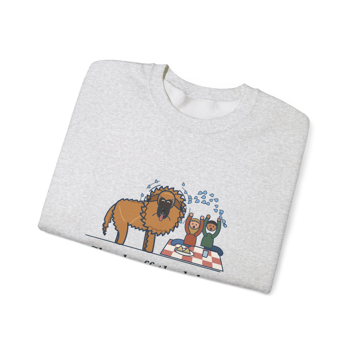 Leonberger Crewneck Sweatshirt - Shook Off the Lake Next to the Picnic