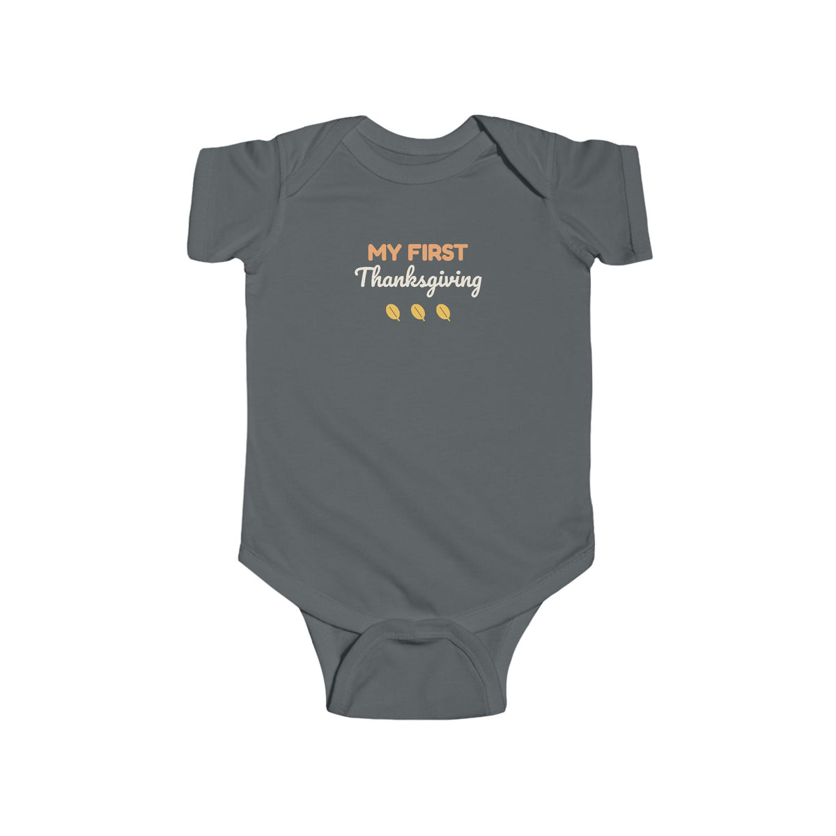 My First Thanksgiving Baby Bodysuit, Fall Newborn Outfit
