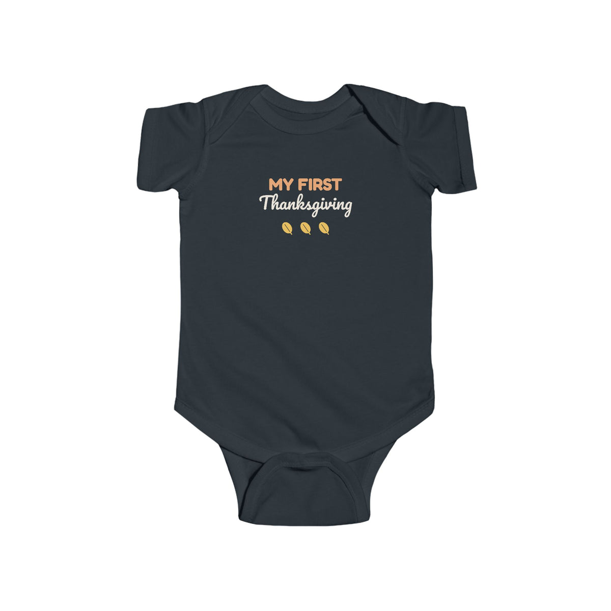 My First Thanksgiving Baby Bodysuit, Fall Newborn Outfit