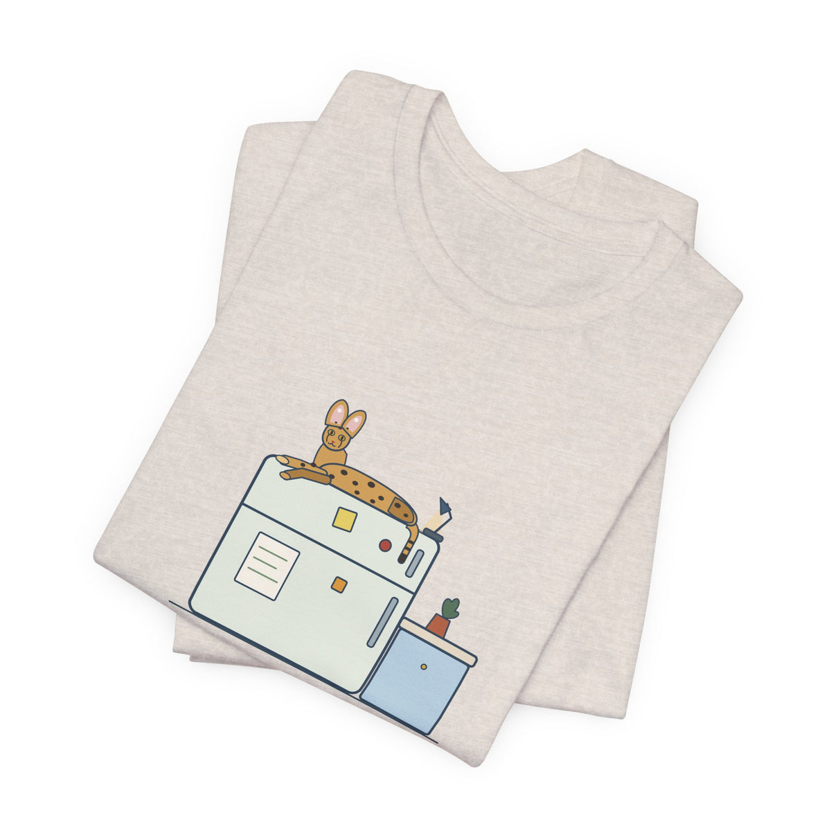 Savannah Cat T-Shirt - Top of the Fridge: Savannah Cat Headquarters, Funny Cat Owner Tee
