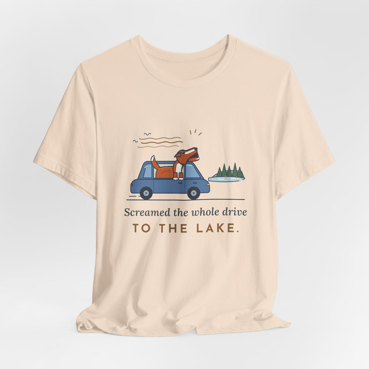 Nova Scotia Duck Tolling Retriever T-Shirt - Screamed the Whole Drive to the Lake