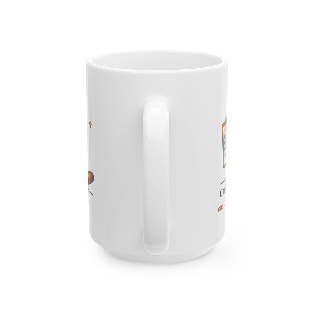 Large 15oz Vet ER Tech Mug - Christmas Eve Intake: One Lab, One Empty Fudge Tin