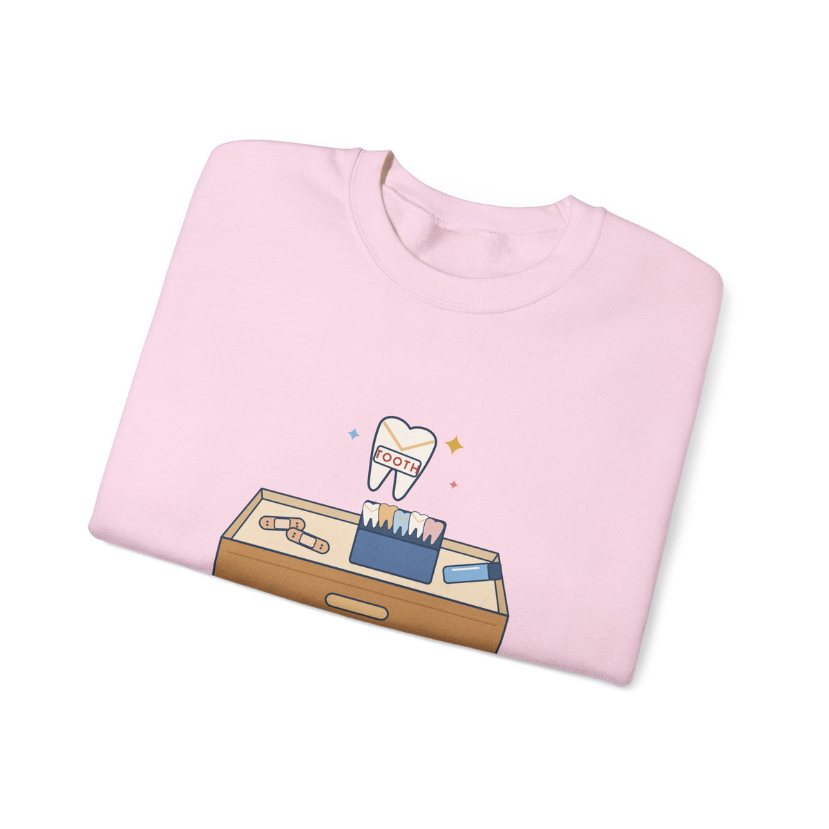 1st and 2nd Grade Teacher Crewneck Sweatshirt - Tooth Fell Out? I Have an Envelope for That