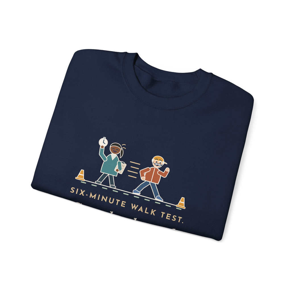 Pulmonary Rehab Nurse Crewneck Sweatshirt - Grandpa Lapped the Nurse