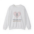 School Cafeteria Crewneck Sweatshirt - I Know Your Lunch Number by Heart. Lunch Staff Gift