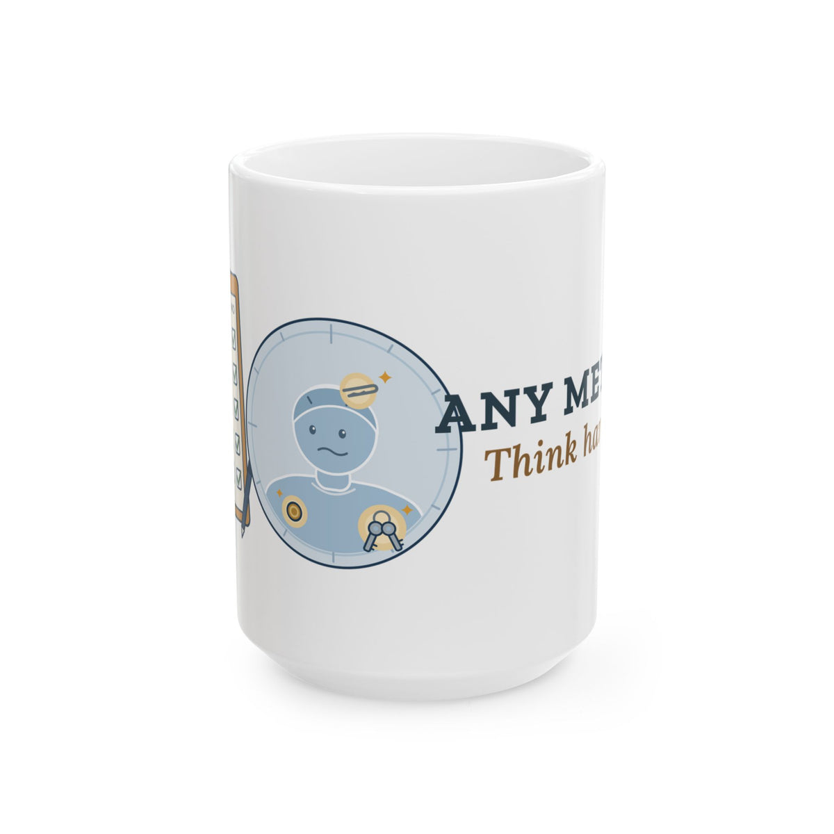 Large 15oz MRI Technologist Mug - Any Metal? Think Harder. Imaging Team Gift