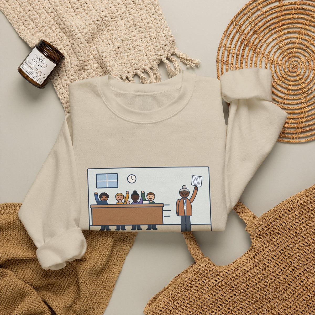 Director of Nursing Sweatshirt, Stopped by for One Minute, Left with Eleven Requests on a Napkin, Funny Station Visit Crewneck