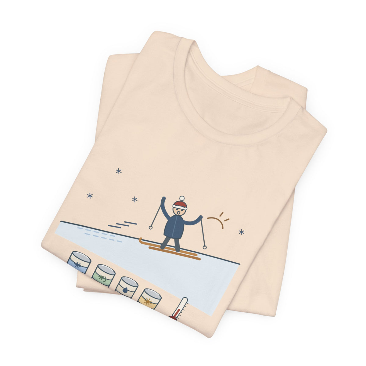 Cross-Country Ski T-Shirt - I Guessed the Wax Wrong. Funny Classic Skiing Tee